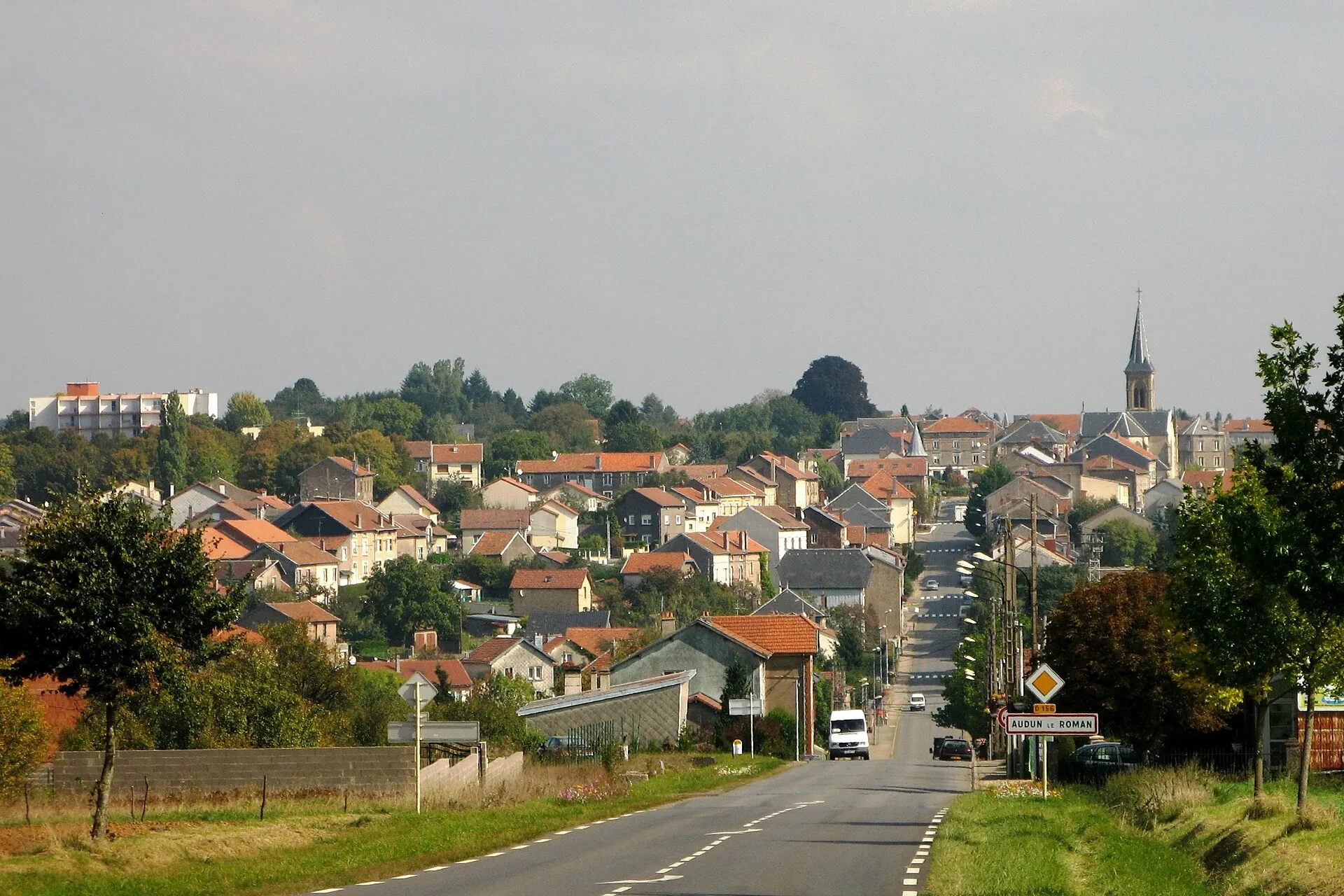 Vue du village d'Audun-le-Roman