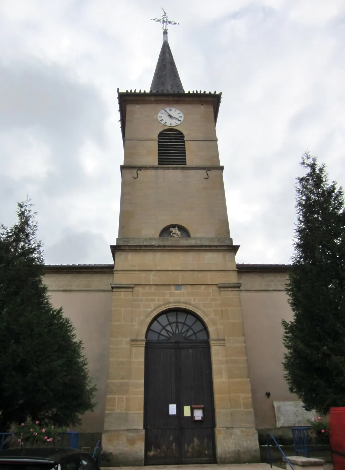 L'église Saint-Martin de Mance, reconstruite en 1842