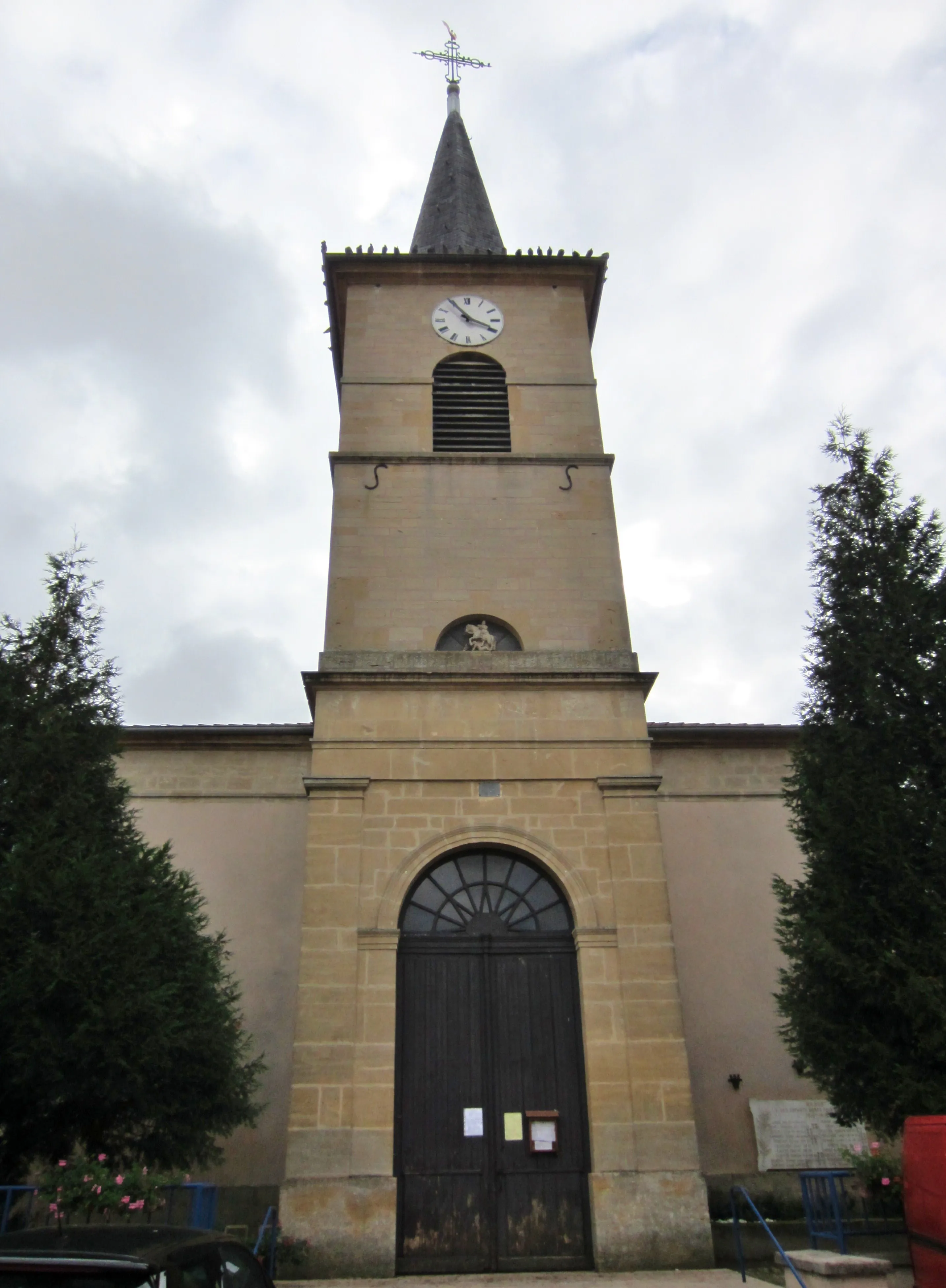 L'église Saint-Martin de Mance, reconstruite en 1842